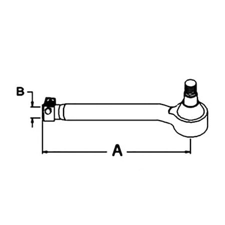 Aftermarket Tie Rod End Fits John Deere Models Listed Below AL68254 AL168701